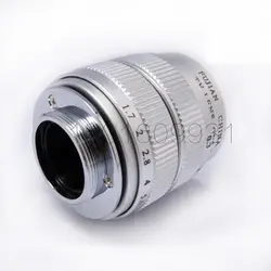 Серебряный 35 мм f1.7 2/3 "C CCTV переходник для объектива Кольцо для Sony NEX-3 NEX-5 NEX-7 VG10 NEX5N