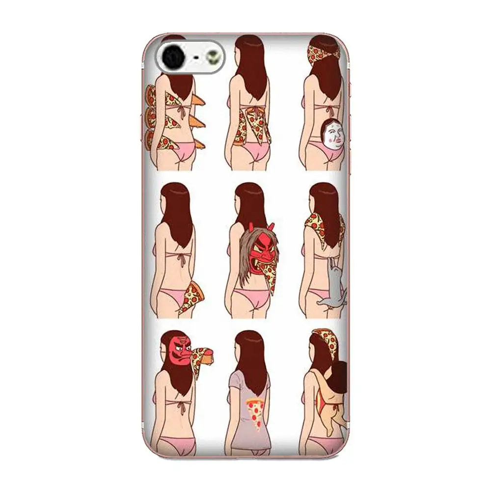Милый чехол для телефона Sony Xperia Z Z1 Z2 Z3 Z4 Z5 compact Mini M2 M4 M5 T3 E3 E5 XA XA1 XZ Premium Heart Pizza Love