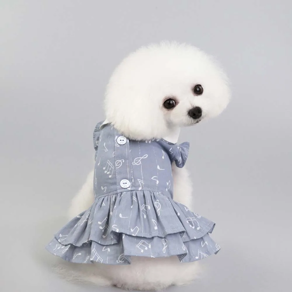 

New Dog Summer Dress Pet Cotton Clothes Dog Puppy Skirt Clothing Fashion pet costume Dog Supplies