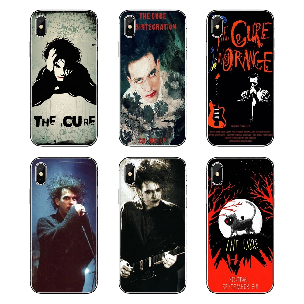 

O-Neck Banshees Face Punk The Cure For Huawei Honor 8 8C 8X 9 10 7A 7C Mate 10 20 Lite Pro P Smart Plus Transparent TPU Bag Case