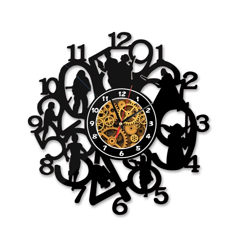 Цифровые кварцевые часы акриловые для гостиной украшения дома|clock acrylic|quartz wall