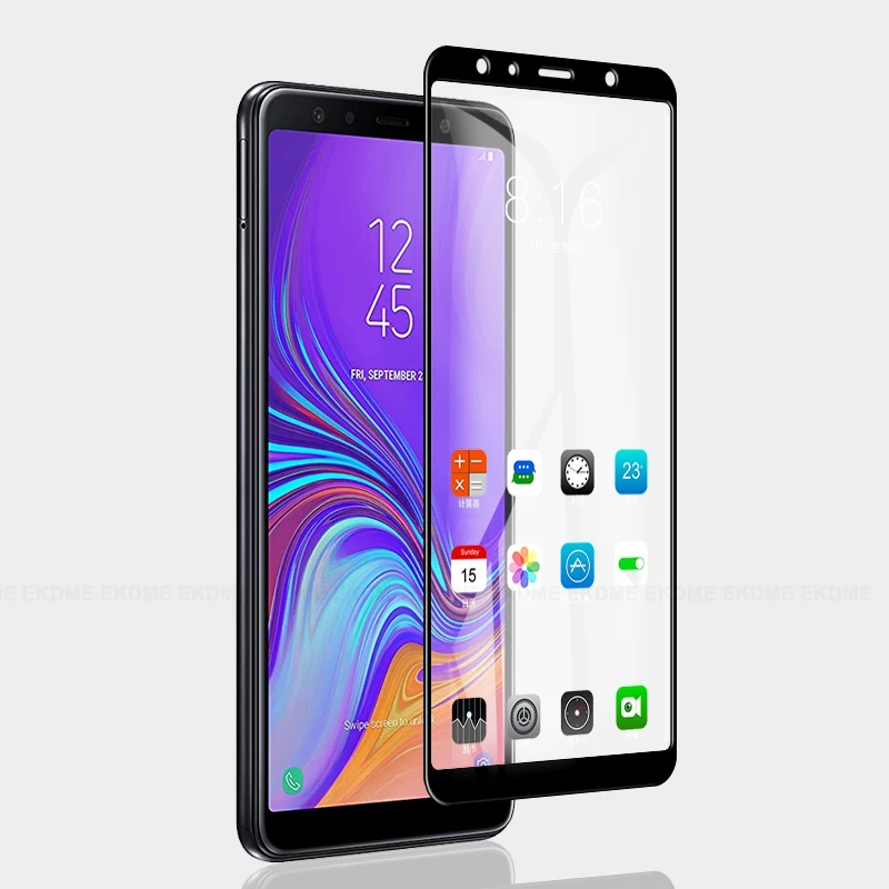 5D закаленное стекло для Samsung Galaxy A30 A50 A70 Защита экрана A6 A8 Plus A9 A7 2018 A3 A5 2017 защитное