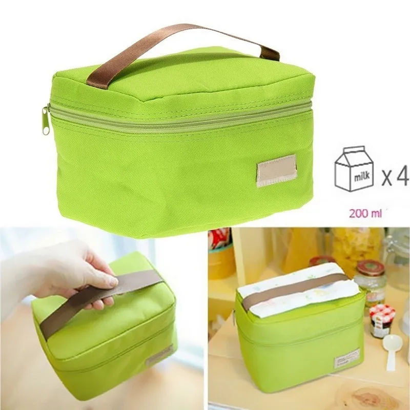 

Portable Food Insulated Lunch Bags Organizer Thermal Bento Lunch Box Bags Kids Picnic Outdoor Waterproof Lunch Food Bag