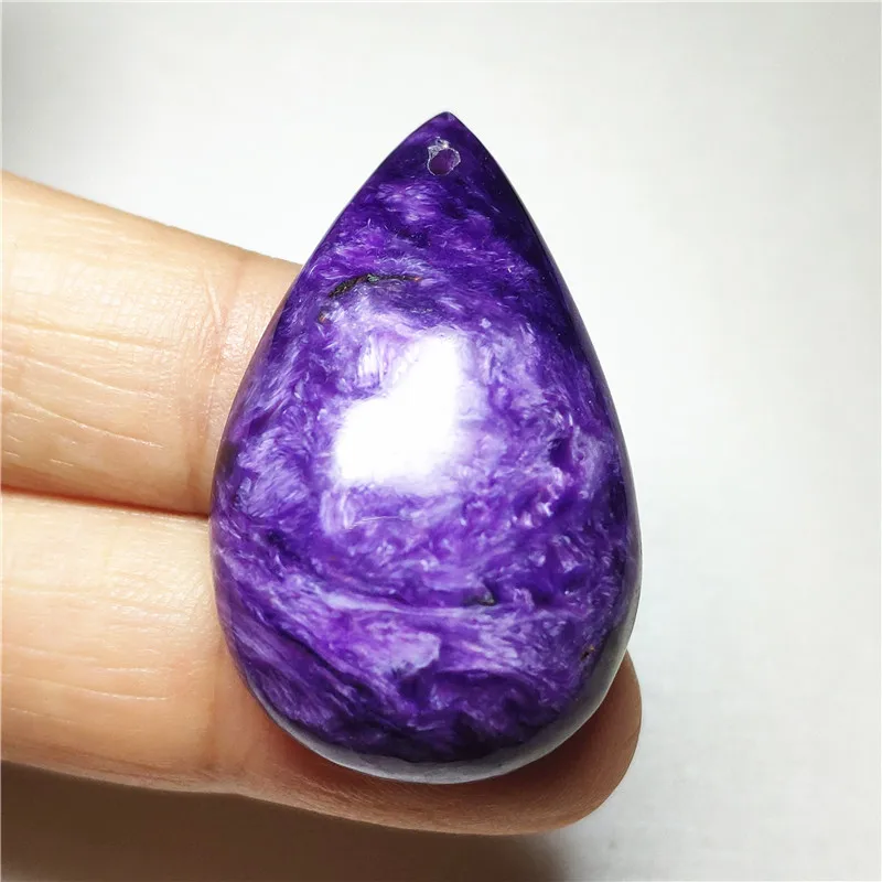 Natural Purple Charoite Necklace Pendant (4)