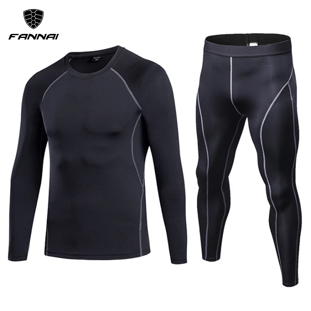 2018 Mens Suits LopeTops+Pant Fitness Gyms Men Compression Leggings Base Layers Top Tees Shirts Sets Long Sleeve Suits 2 Pieces 2018 Mens Suits LopeTops+Pant Fitness Gyms Men Compression Leggings Base Layers Top Tees Shirts Sets Long Sleeve Suits 2 Pieces