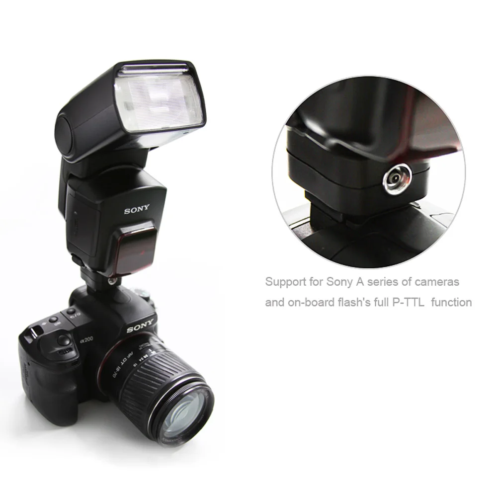 Пиксельная TF-323 ttl Вспышка Горячий башмак конвертер к ПК синхронизация гнездо адаптер для sony nex5 3 6 a100 a77 a57 a58 a230 a350 Вспышка Speedlite