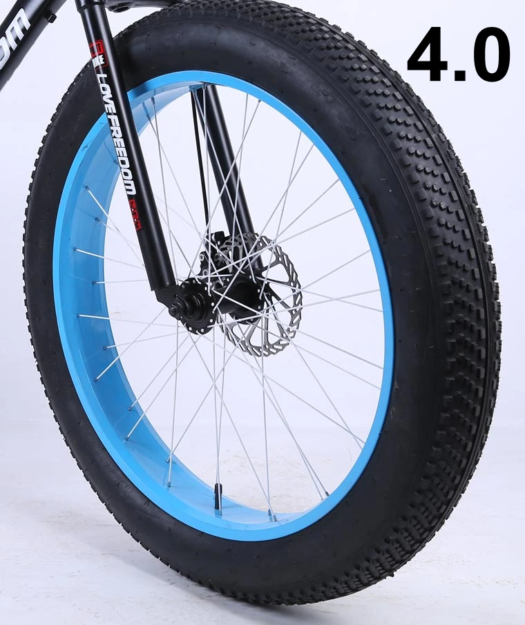 26 дюймов колесо для велосипеда на толстых покрышках с внутренними и внешними шинами, без передней вилки - Цвет: 4.0 Size B BE26