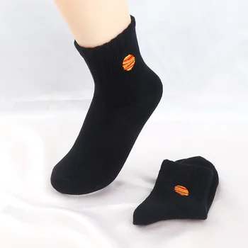 

Casual New Style Quality Soft Autumn Winter Women Warm Cartoon Lovely Embroidery Planet Pattern Cotton Socks 5 Colors