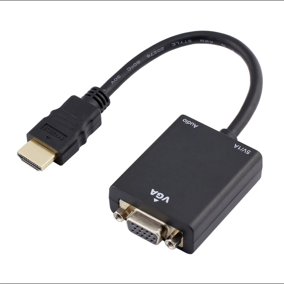3 in 1 HDMI to VGA Cable Converter Adapter With Audio +MINI/Micro HDMI