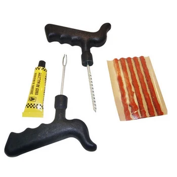 

Dewtreetali New Sale 8Pcs/Set Car Bike Auto Tubeless Tire Tyre Puncture Plug Repair Tool Kit Safety 5 Strip