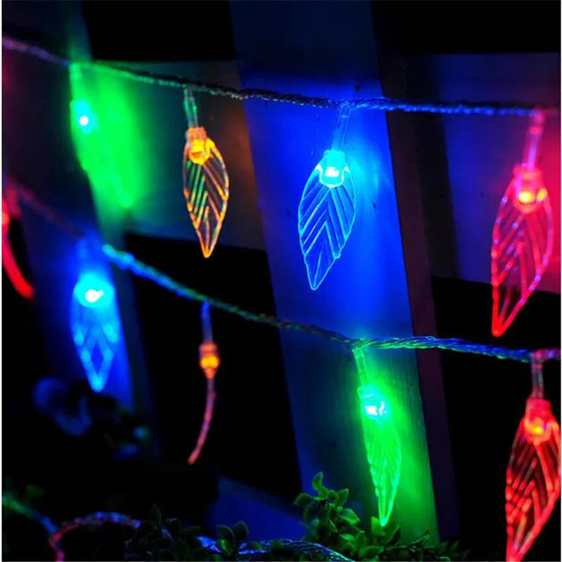 unique handmade 20LED String Lights with plastic leaf, holiday lighting, Vase flower arrangement,DIY wedding decoration unique handmade 20LED String Lights with plastic leaf, holiday lighting, Vase flower arrangement,DIY wedding decoration