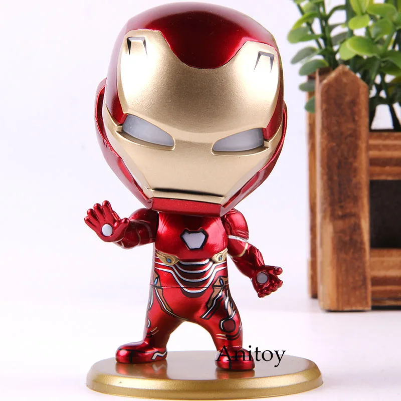 

Avengers Infinity War Iron Man With LED Light Up Function Mini Action Figure Collection Model Toys 9cm