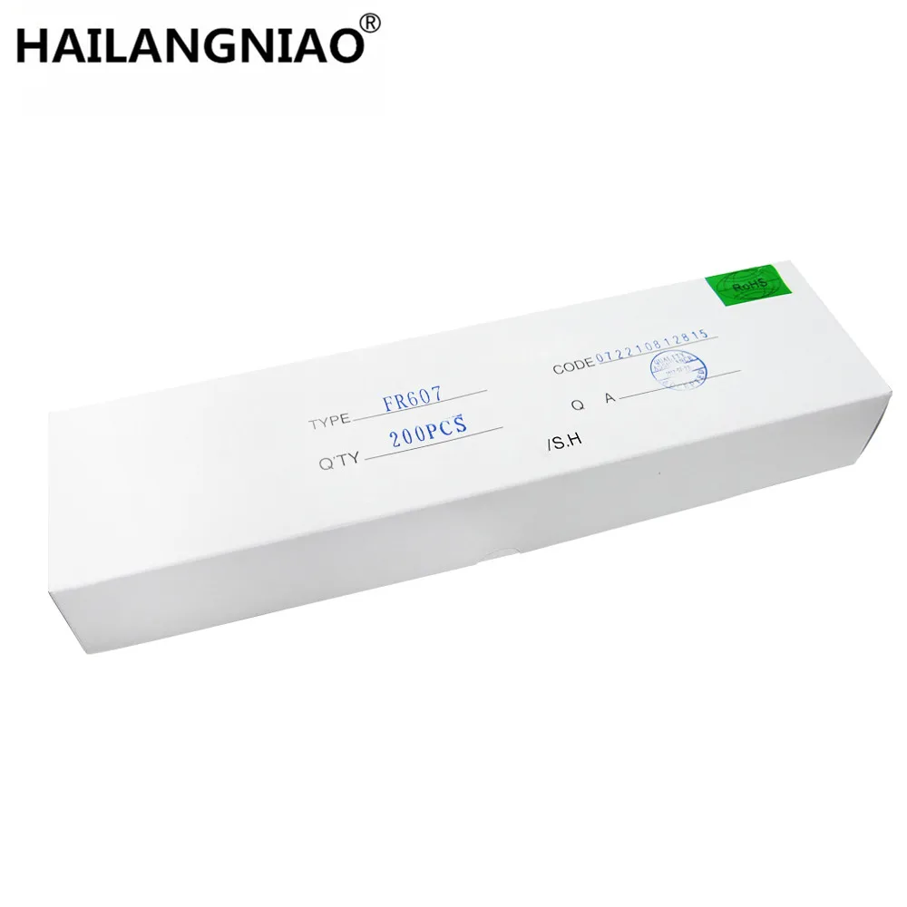 Быстрый RE COVERY выпрямитель ERS FR607 607 6A 1000V DO-41 DIP Диод Главный IC две интегрированные