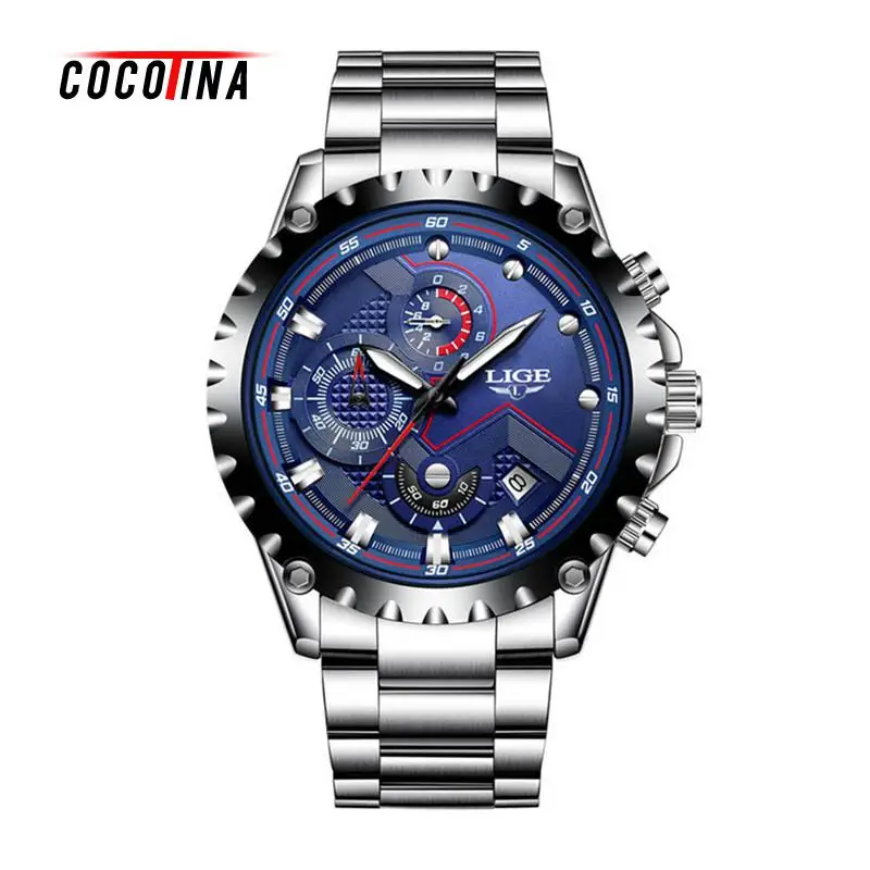 

COCOTINA Relogio Masculino Mens Watches Luxury Alloy Business Gifts Quartz Watch Casual Waterproof Sports Watches LSB01374
