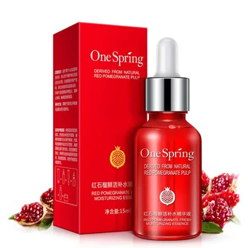 

15ml Red pomegranate Facial Essence Mildy Wash Toner Moisturizing Shrink Pore Anti Wrinkles Nature Essence Liquid New