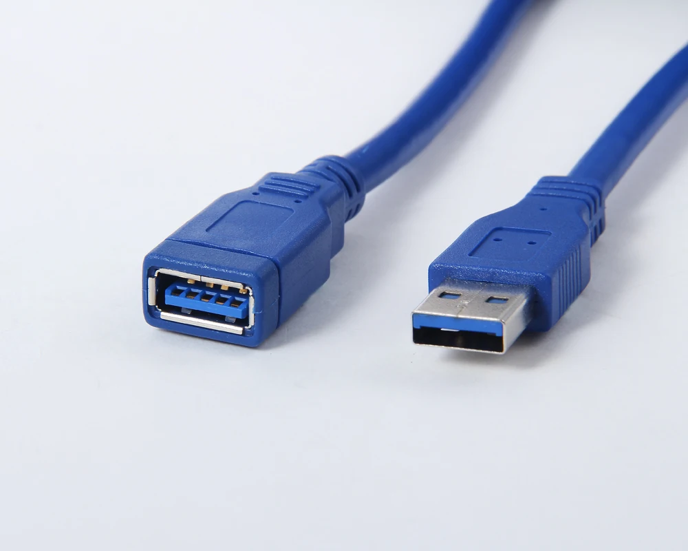 Standard USB 3.0 A Male AM to USB 3.0 A Female AF USB3.0 Extension Cable 0.3 m 0.6 m 1 m 1.5 m 1.8m 3m 1ft 2ft 3ft 5ft 6ft 10ft,5m,Blue
