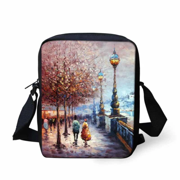 FORUDESIGNS/модные Париж Эйфелева башня печати Для женщин женская сумка через плечо, перекрёстная сумки на плечо для девочек Курьерские сумки - Цвет: Z276E