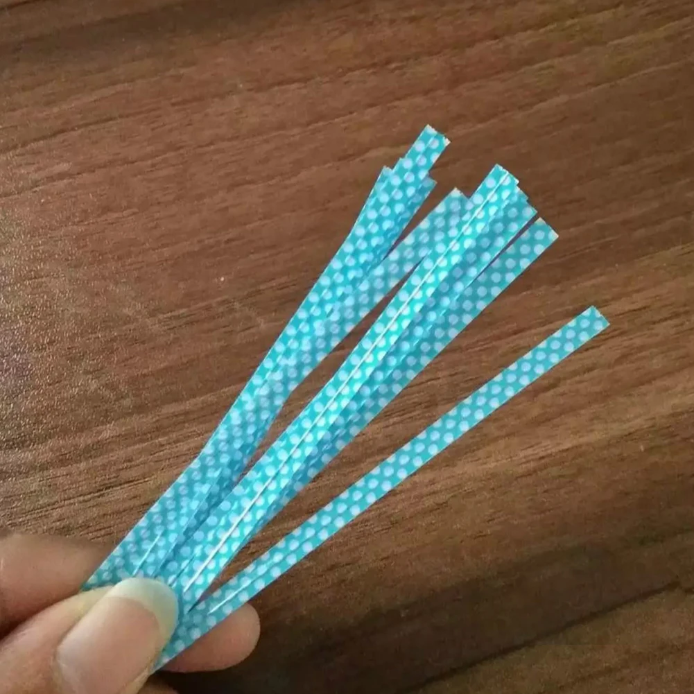 

100PCS/Bag Ribbon Wrap Tie PVC Ligation for Cellophane Candy Cookie Gift Bag Pouch In Wedding Party Decoration