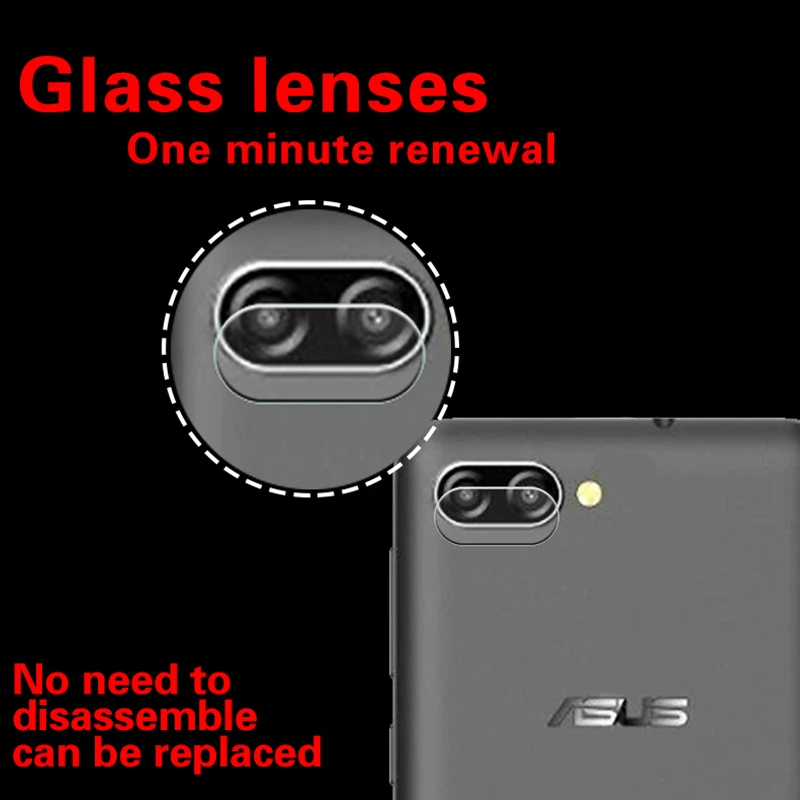 High Quality Camera Lens Tempered Glass For Asus ZenFone Pegasus 4A ZB500TL Fingerprint Back Transparent Protector | Мобильные