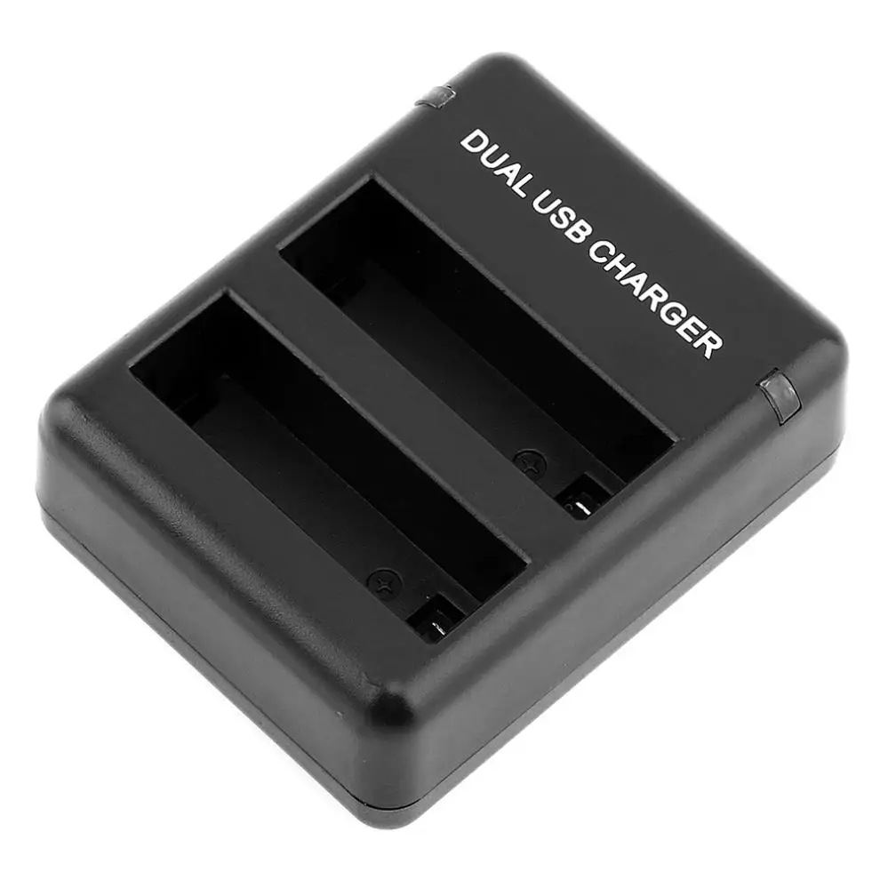 Черный AHDBT 401 USB двойной порт зарядное устройство для Gopro Hero 4 HERO4 черный серебряный