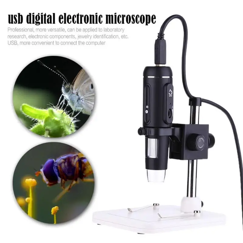 

1000X USB3.0 Digital Video Electronic Microscope Portable LED 5MP Camera Magnifier Microscope with Stand Holder