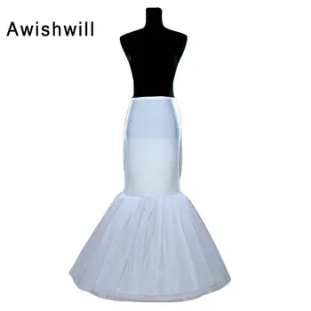 

Fast Shipping Cheap 2020 Mermaid Wedding Petticoat Bridal Accessories Underskirt Crinoline Petticoats for Wedding