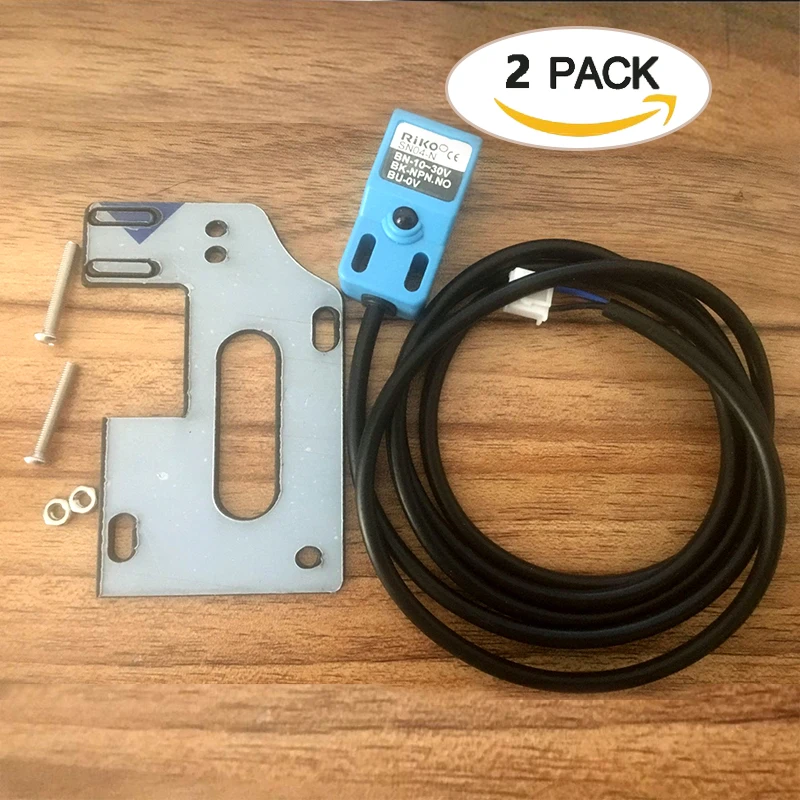 

2 pack New Auto Leveling Position Sensor for Reprap Anet A8 Prusa i3 3D Printer Inductive Proximity Sensor with Mounting Plate