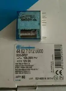 

Free Shipping 2pcs/LOT 44.62S-12vdc two open two closed - brand new original Italian intermediate relay