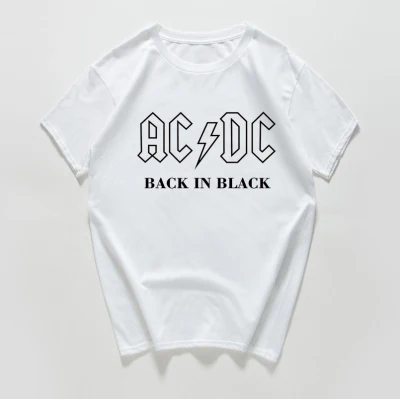 Уличная одежда AC/DC футболки женские/мужские рок-группа футболка размера плюс хлопок крутая футболка женская одежда винтажные Топы - Цвет: B144MT wine red