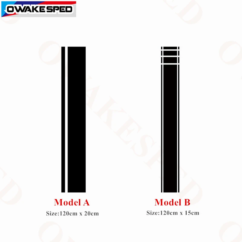  Car Bonnet Stripes Sport Styling Hood Decor Stickers Auto Front Engine Cover Trim Vinyl Decals For 
