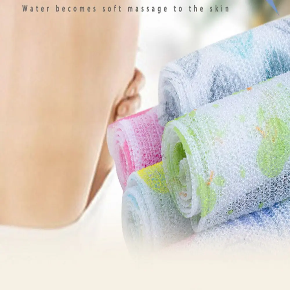 1PCS Color Random Body Wash Scrub Sponges For Body Brush Exfoliating