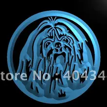 LB691-Shih Tzu Собака Заводчик светодиодный неоновый свет вывеска домашний декор ремесла