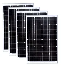 Panel Solar 12v 60w 4 Pcs Solar Panels 48v 240W Solar Car Charge Battery Solar Home Lighting System Motorhome Camping Car