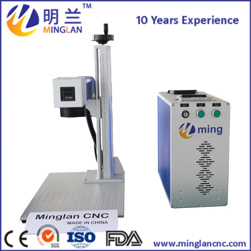 

20W laser marking machine for flask flagon stainless steel leather black red blue portable wine whisky pot marking