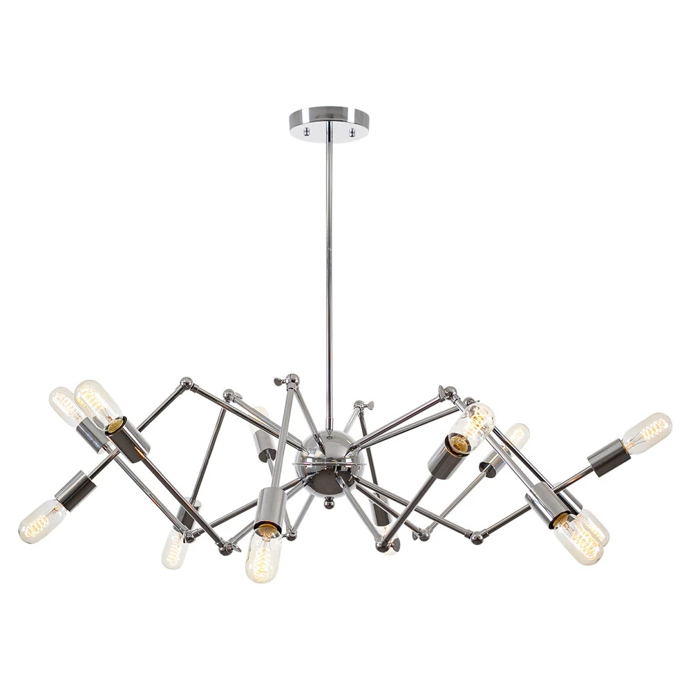 Arachnid Chandelier in Chrome