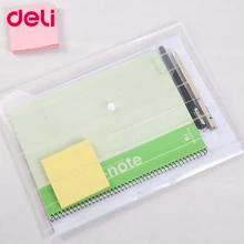 Office Supplies Portfolio And Get Free Shipping On Aliexpress Deli 6 10pcs Set File Transpa A4 Plastic Snap Portfolio Office Stationery School And