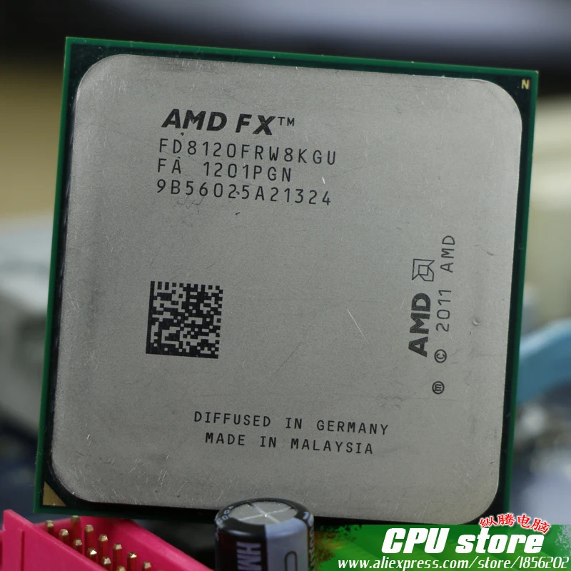 AMD FX 8120 AM3+ 3,1 ГГц/8 Мб/125 Вт Восьмиядерный процессор FX последовательные части FX-8120 FX8120(Рабочая) 8100