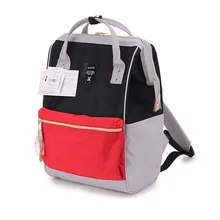 Japan original anello Backpacks For man’s and women’s Canvas Waterproof schoolBag Female Lightweight Ring travel Backpack