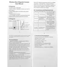 siren sirene alarme Wireless Security Alarm System 1 Sound Light Siren 2 Door Window Magnetic Sensor(JD11+MC-03B) sound