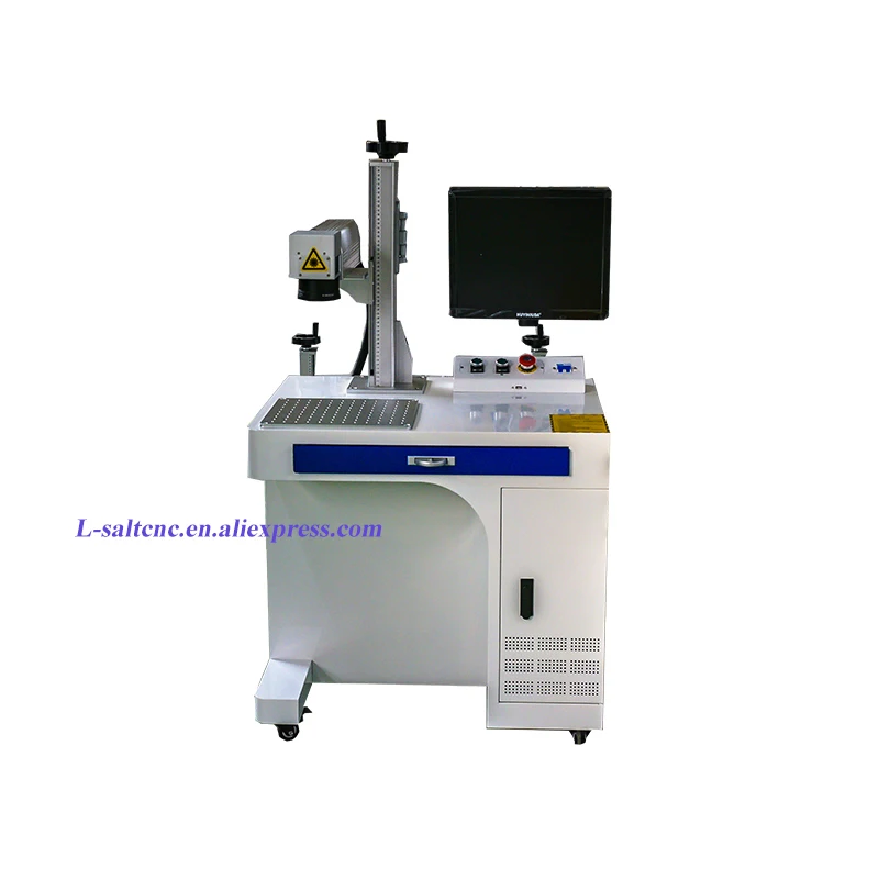  3d color printed fiber laser marking machine for metal/plastic/tag/key chains/pen