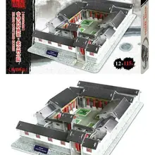 3D головоломка бумажная модель здания DIY игрушка ручной работы подарок дикая Китай, Пекин дом двора Siheyuan мир отличная архитектура набор