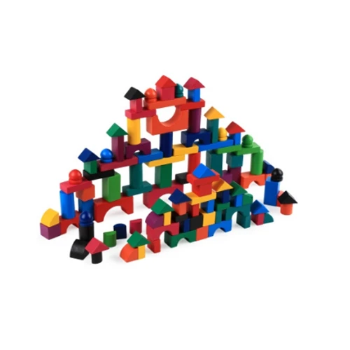 

112pcs/set Baby Kids Domino Building Blocks Wooden Montessori Intelligence Toy for Children Educational math toys free shipping