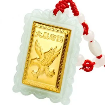

2018 new sales natural fashion eagle pendant necklace