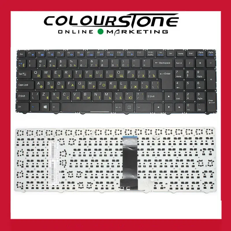 Клавиатура для ноутбука Русская клавиатура CLEVO WA50SFQ WA50SHQ WA50SJQ WA50SRQ DNS 0801007 0801056 0801150