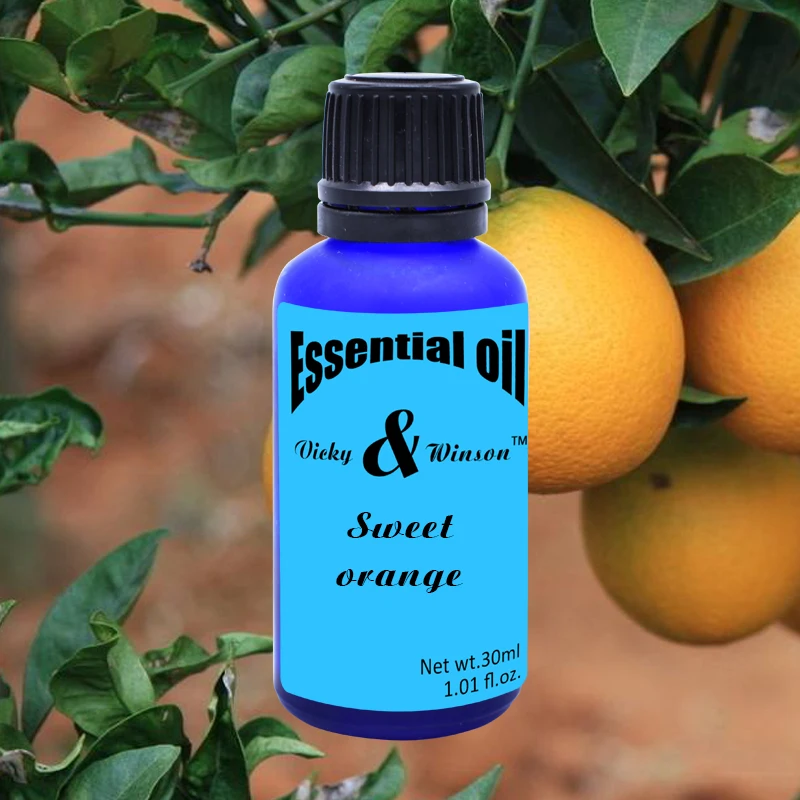 Эфирные масла Vicky & winson Sweet orange для ароматерапии 30 мл чистое эфирное масло
