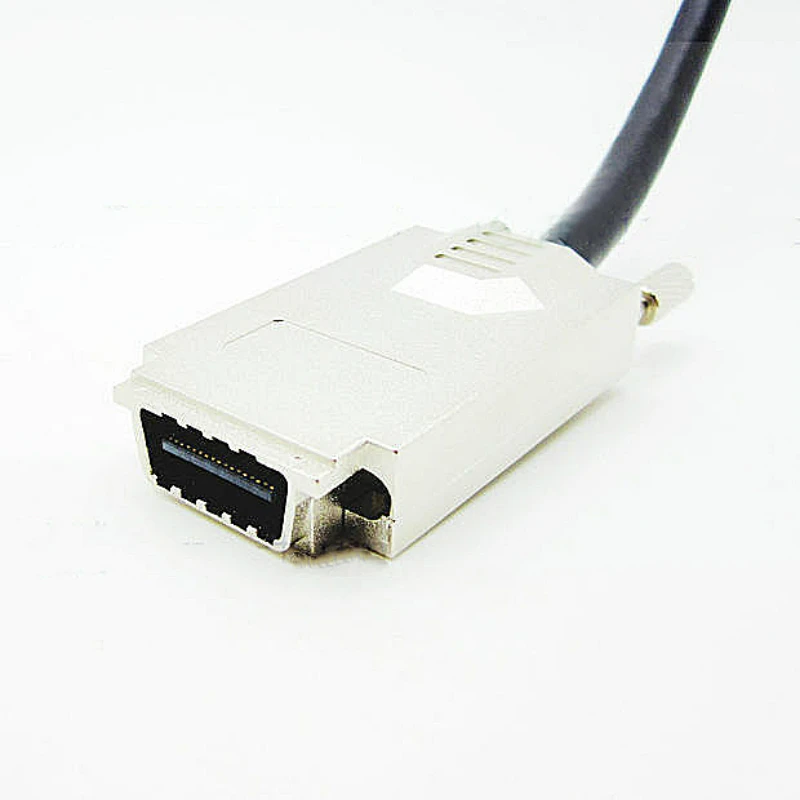 Lysee Communications Parts SFF-8470 to SFF-8470 CX4 INFINIBAND SAS Metal screw cable 1 meter
