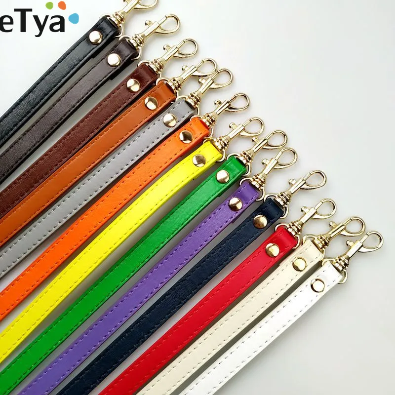 

eTya Women Long PU Leather Shoulder Bag Strap DIY Handle Cross Body Adjustable Belt Bag Accessories