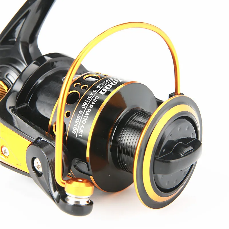 

Fishing Delai full metal wire cup quality professional reel fishing line spinning wheel sea otter fishing rod gear