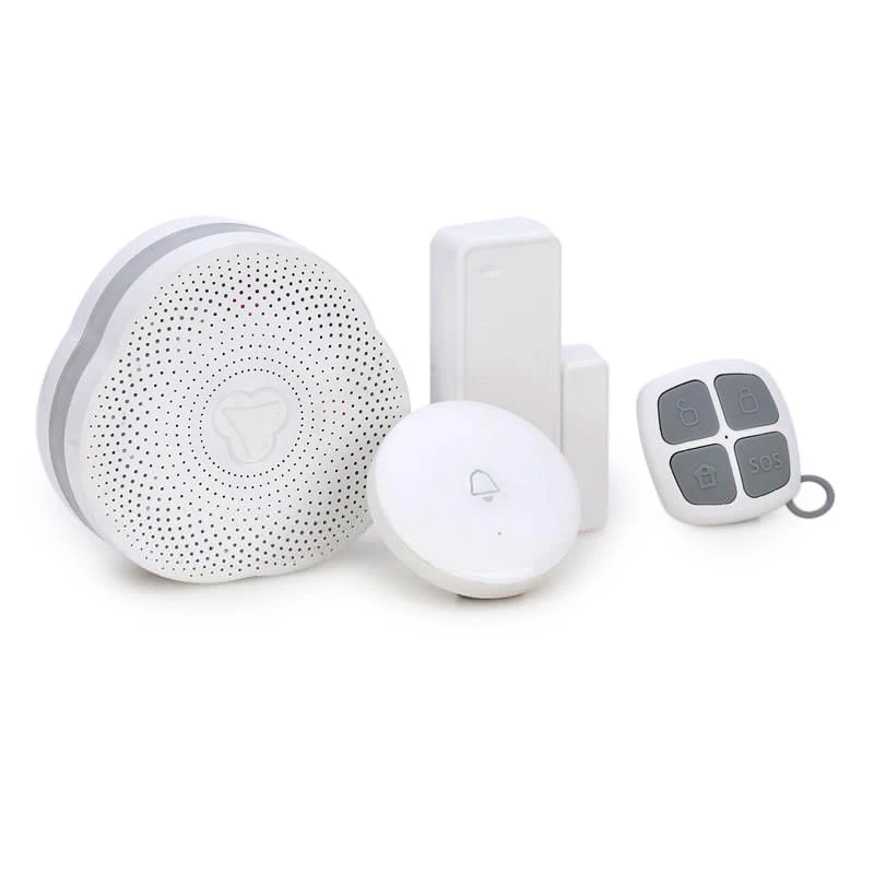 

High Quality Wireless Smart Bluetooth Doorbell APP Control Door Sensor Night Light 433MHz Alarm System for Home Security System