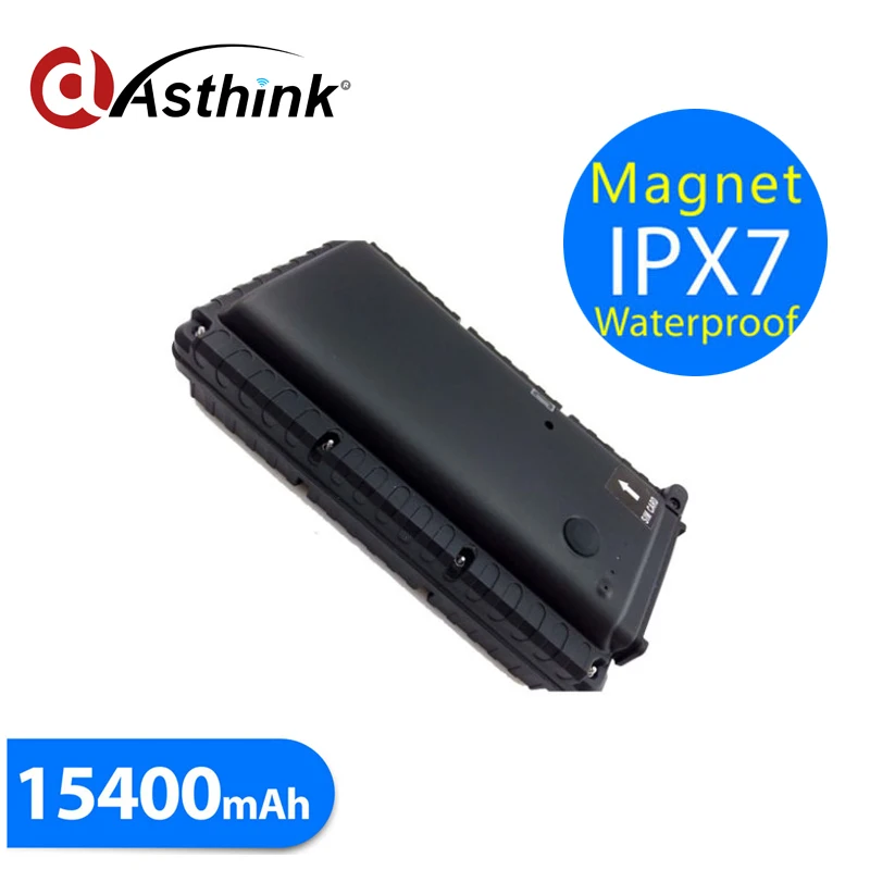 T15400SE Car GPS Tracker 15400mAh Big Battery Powerful Magnet IPX7 Waterproof design Vibration Sensor SOS Help